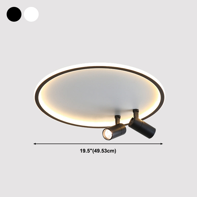 Luminaire de plafond géométrique Style nordique en métal LED luminaire de montage au plafond