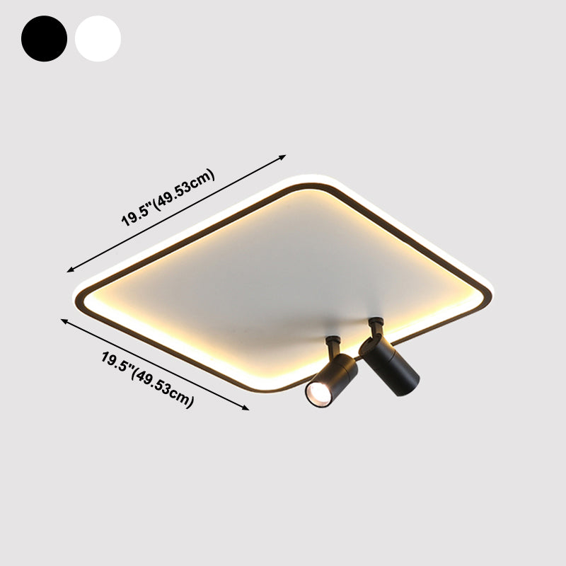 Luminaire de plafond géométrique Style nordique en métal LED luminaire de montage au plafond