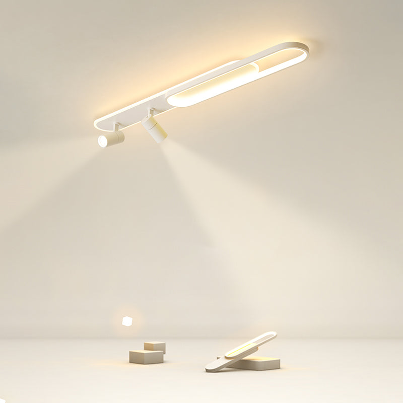Plafonnier LED moderne met en lumière les luminaires encastrés en métal