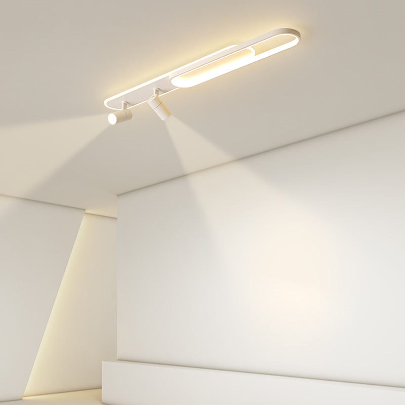 Plafonnier LED moderne met en lumière les luminaires encastrés en métal