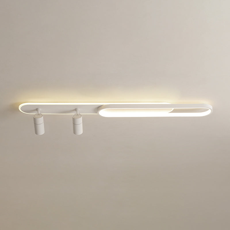 Plafonnier LED moderne met en lumière les luminaires encastrés en métal