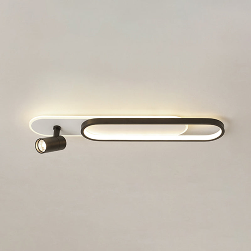 Plafonnier LED moderne met en lumière les luminaires encastrés en métal