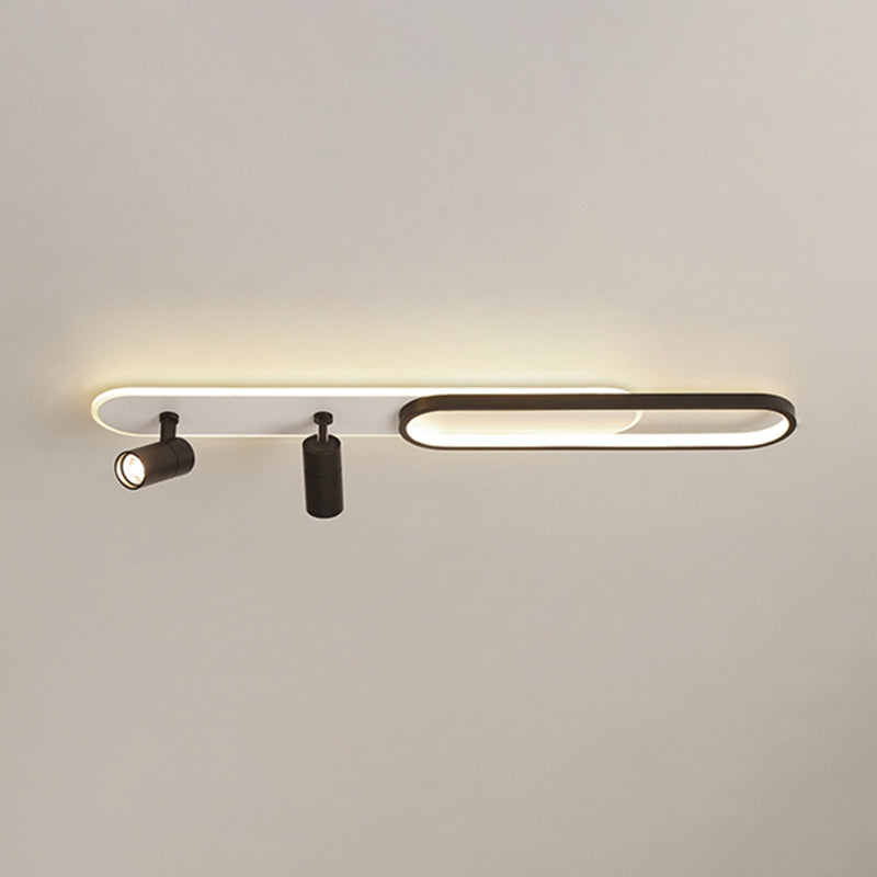 Plafonnier LED moderne met en lumière les luminaires encastrés en métal