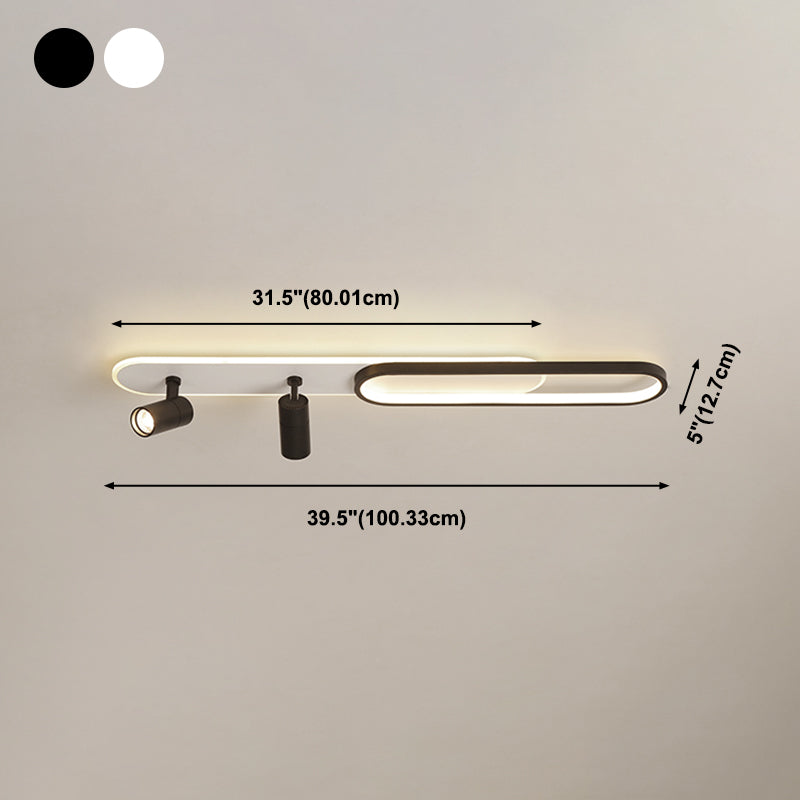 Plafonnier LED moderne met en lumière les luminaires encastrés en métal