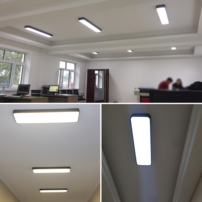 Plafoniera moderna Simplicity Lampada da incasso con paralume in acrilico per sala riunioni