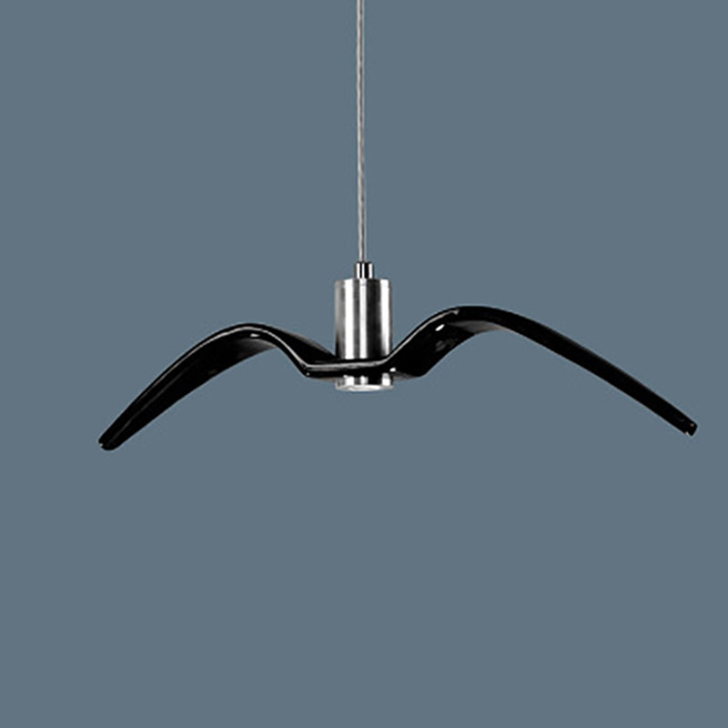 Nordic Artistic Seagull Pendant lampe à manger résine LED Hanging Light Kit