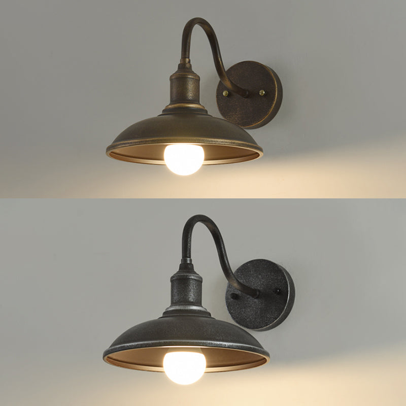 Illuminazione da parete in metallo Apparecchiatura ombreggiata per la parete industriale illuminazione per esterni