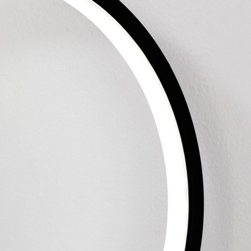 Modern Style Linear Table Lamp Silicone Shade Round Desk Light for Bedroom