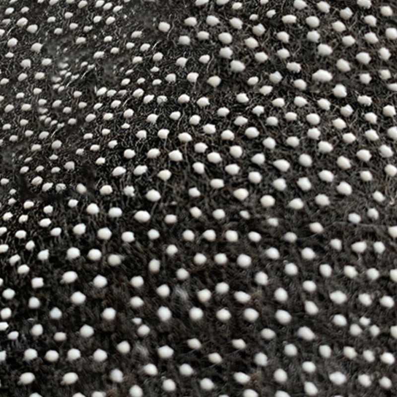 Black Color Block Rug Polyester Nordic Rug Washable Rug for Living Room