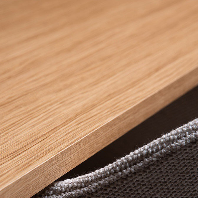 Solid Wood Modern Rectangle Table Wood Top Table for Dining Room