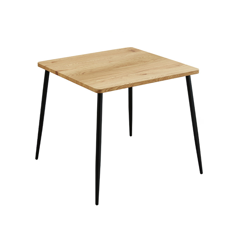4-foot MDF Dinette Table Industrial Style Square Dining Table for Home