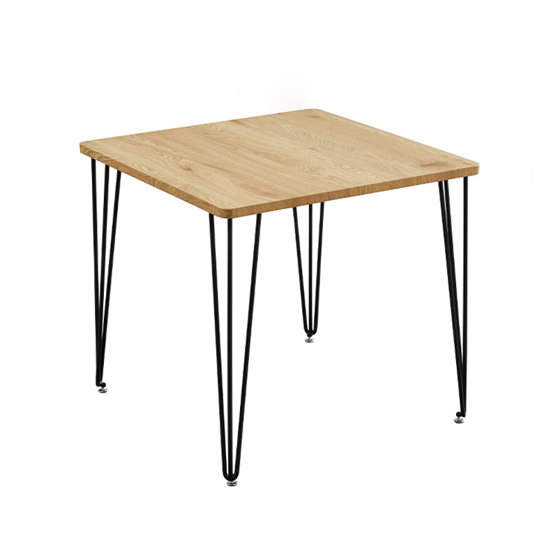 4-foot MDF Dinette Table Industrial Style Square Dining Table for Home