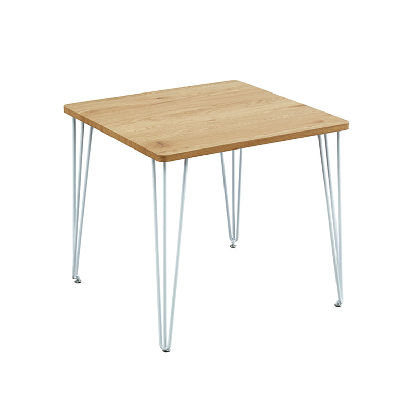 4-foot MDF Dinette Table Industrial Style Square Dining Table for Home