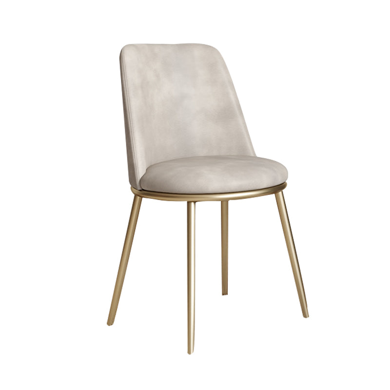 Chaises de salle à manger en cuir de style scandinave
