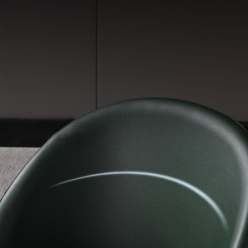 Silla de comedor de estilo moderno, silla auxiliar de cocina sin brazos con patas de metal