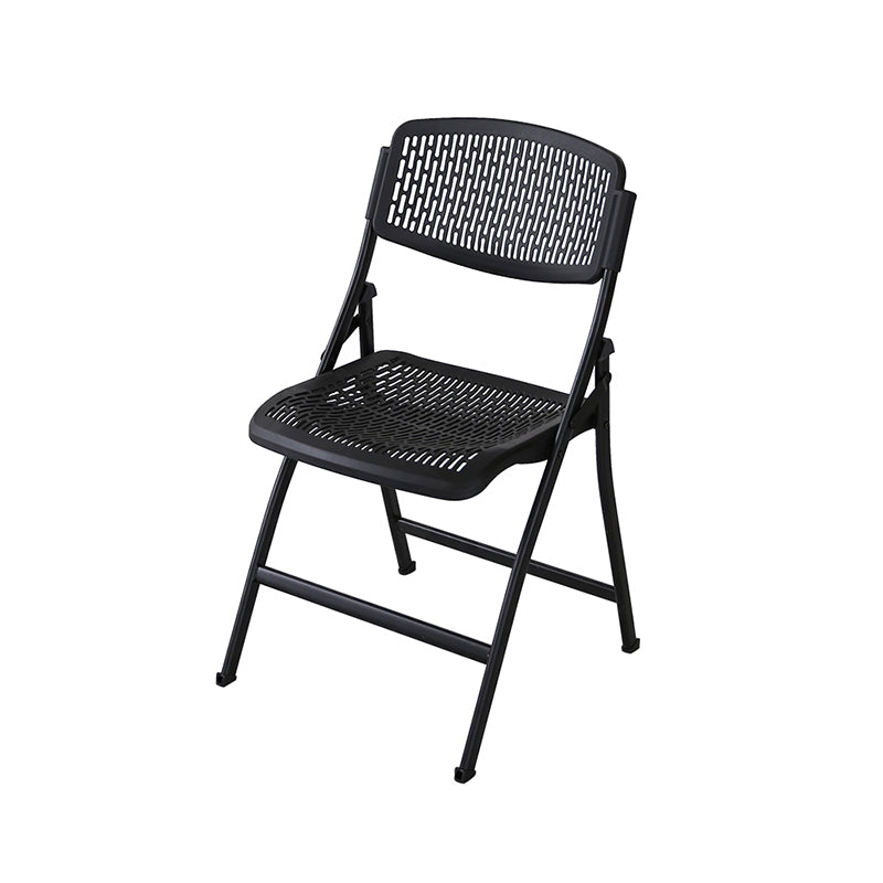 Sillas de comedor de estilo moderno, silla lateral sin brazos con respaldo abierto y patas de metal para cocina