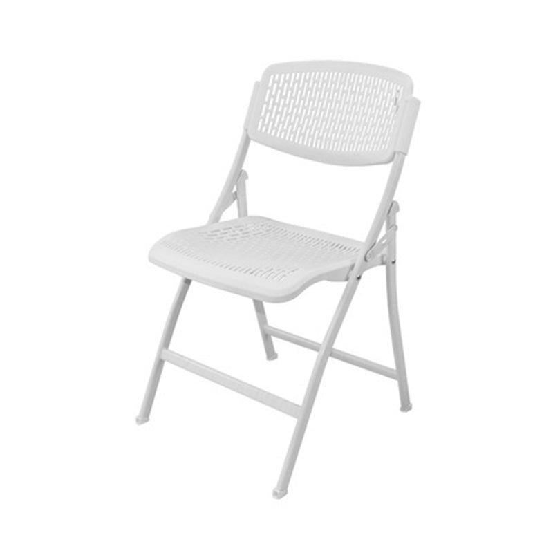 Sillas de comedor de estilo moderno, silla lateral sin brazos con respaldo abierto y patas de metal para cocina