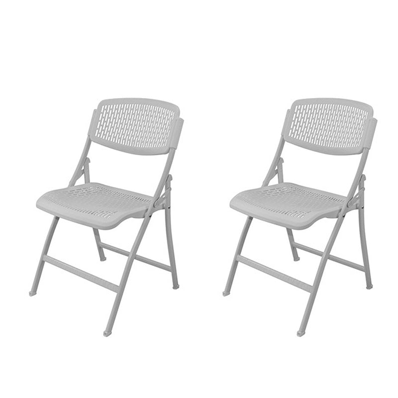 Sillas de comedor de estilo moderno, silla lateral sin brazos con respaldo abierto y patas de metal para cocina
