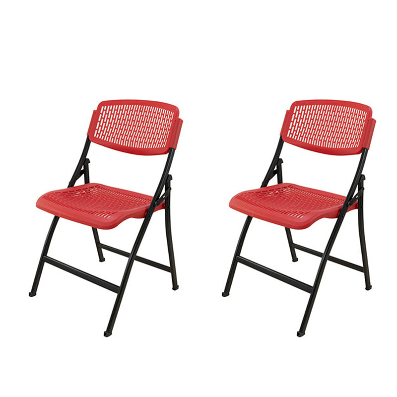 Sillas de comedor de estilo moderno, silla lateral sin brazos con respaldo abierto y patas de metal para cocina