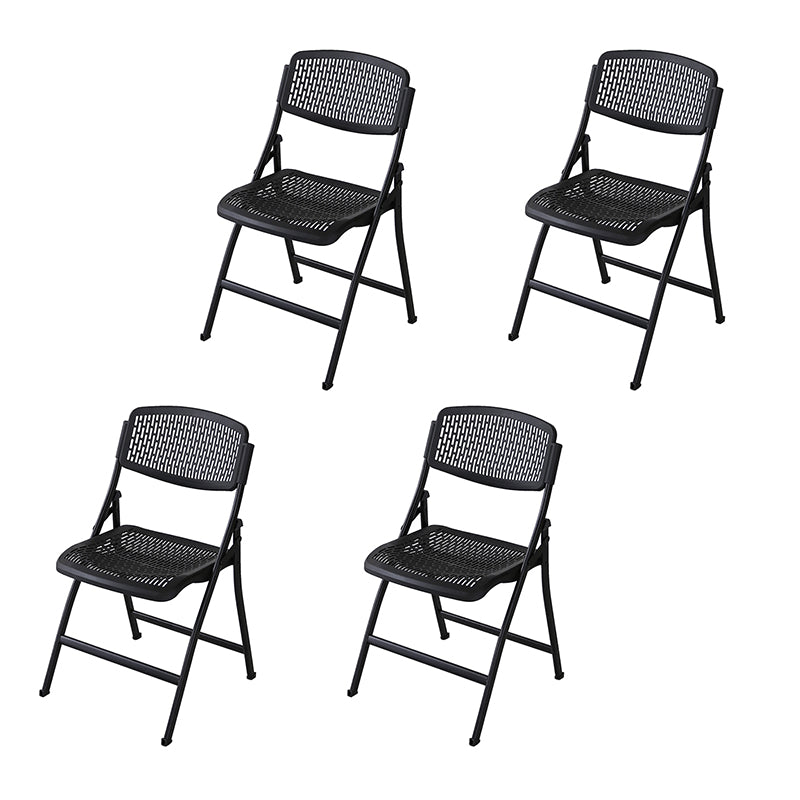 Sillas de comedor de estilo moderno, silla lateral sin brazos con respaldo abierto y patas de metal para cocina