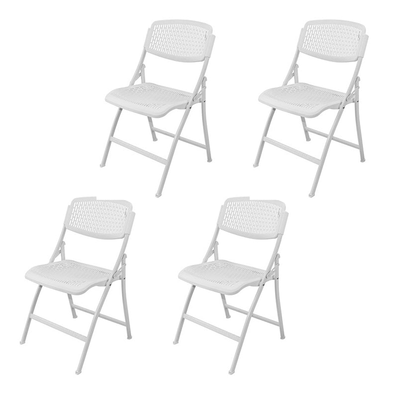 Sillas de comedor de estilo moderno, silla lateral sin brazos con respaldo abierto y patas de metal para cocina