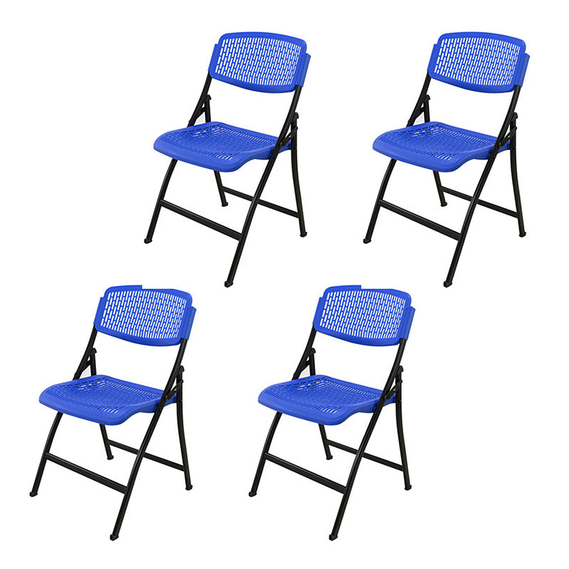 Sillas de comedor de estilo moderno, silla lateral sin brazos con respaldo abierto y patas de metal para cocina