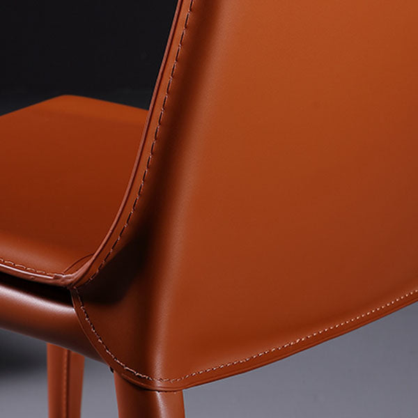 Chaises de salle à manger de style contemporain chaises latérales en métal sans arme pour cuisine