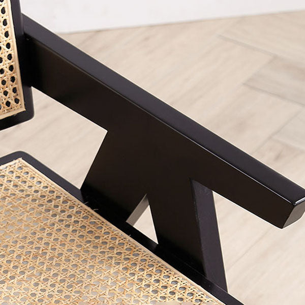 Chaise de salle à manger de Style contemporain, chaise simple avec bras en bois pour cuisine et maison