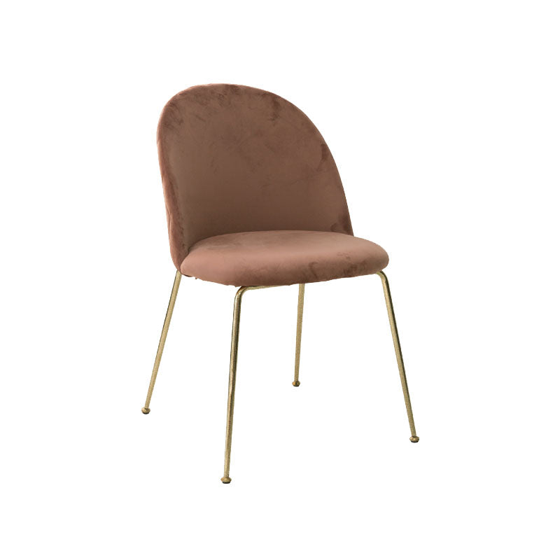 Chaises de salle à manger en métal de Style nordique, chaise sans bras latérale pour la cuisine