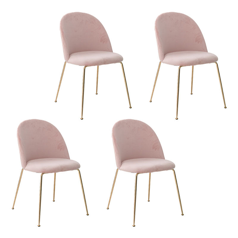 Chaises de salle à manger en métal de Style nordique, chaise sans bras latérale pour la cuisine