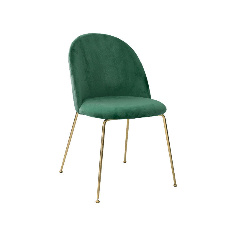 Chaises de salle à manger en métal de Style nordique, chaise sans bras latérale pour la cuisine