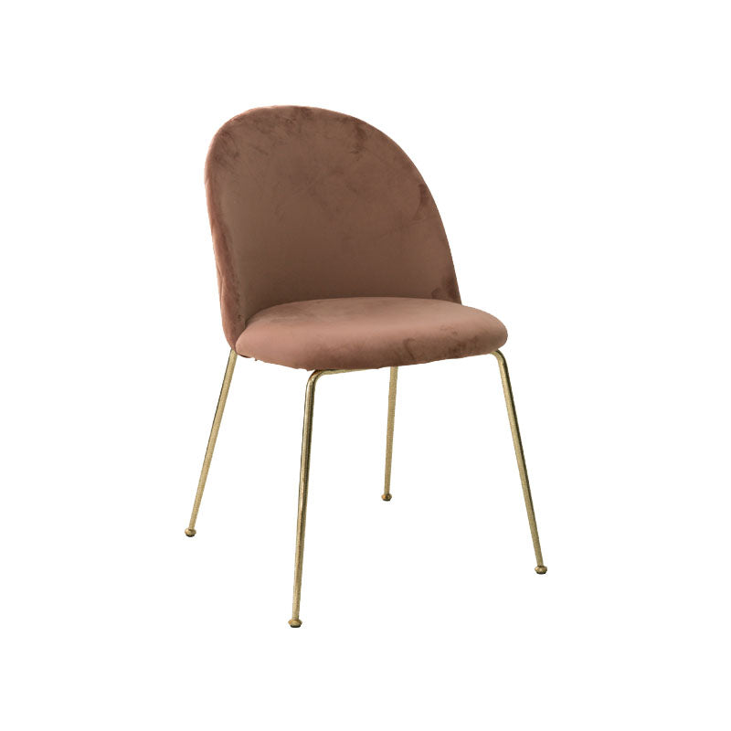 Chaises de salle à manger en métal de Style nordique, chaise sans bras latérale pour la cuisine