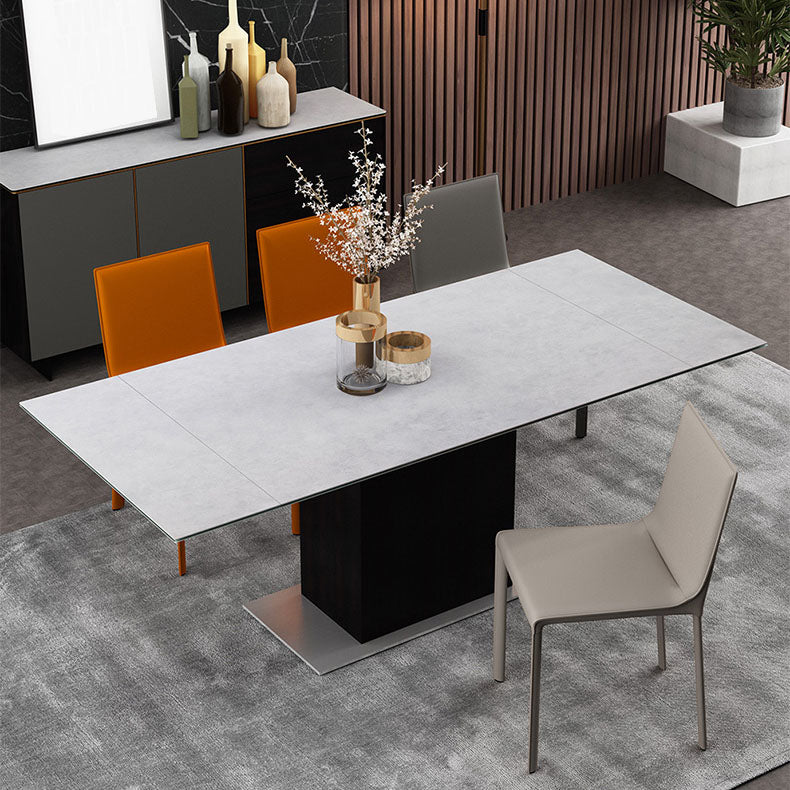 Contemporary Style Kitchen Chairs Dining Armless Side Chairs with Metal Legs