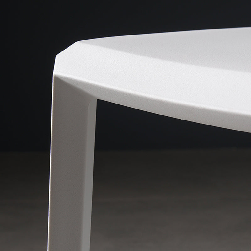 Contemporary Style Dining Chairs Plastic Armless Side Chair for Kitchen
