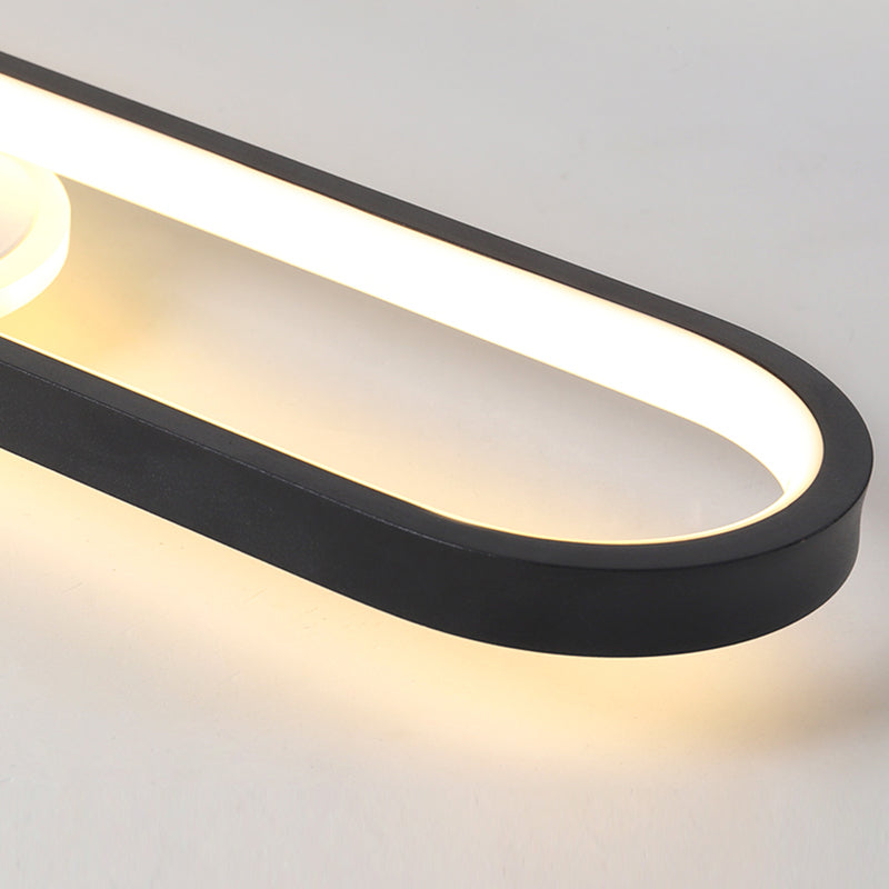 Luminaire de plafond en métal, luminaire de montage au plafond à LED de Style moderne