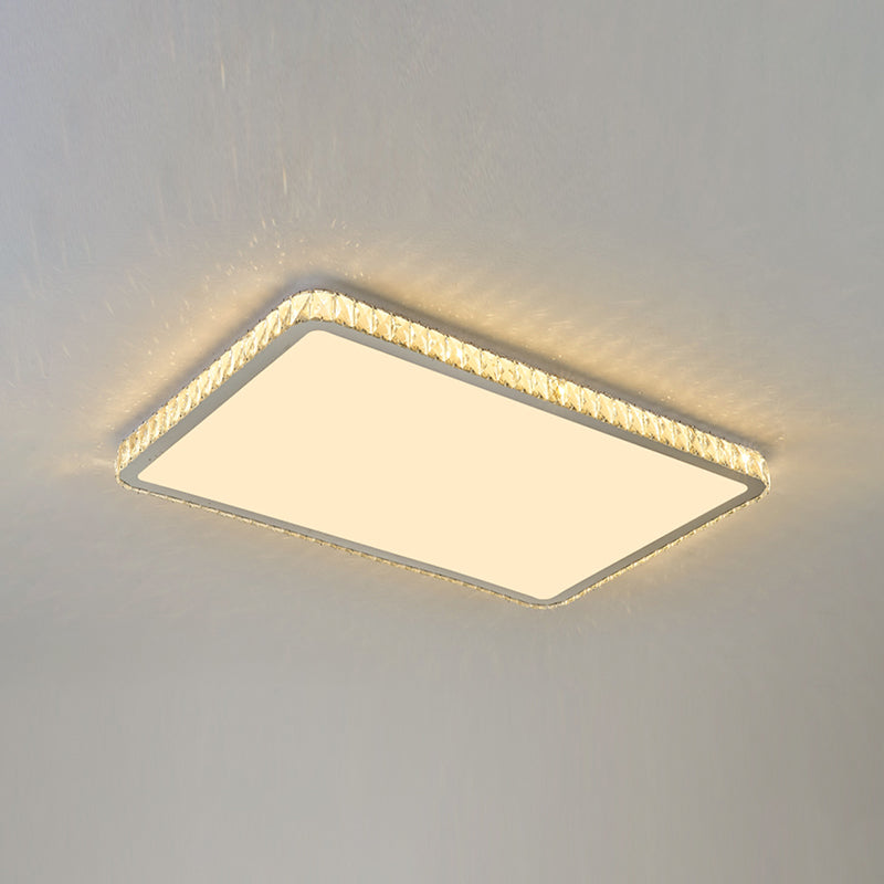 Plafonnier LED encastré en cristal, éclairage de plafond, salon, salle à manger, chambre à coucher
