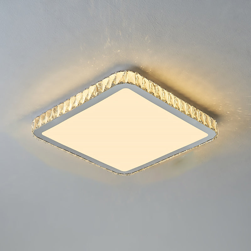 Plafonnier LED encastré en cristal, éclairage de plafond, salon, salle à manger, chambre à coucher
