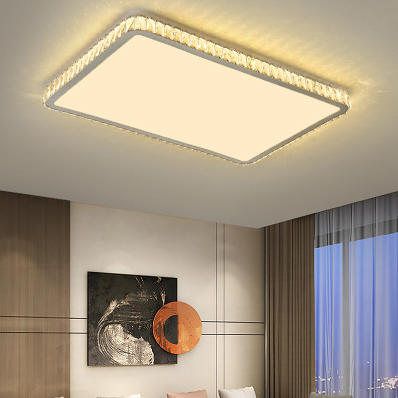 Plafonnier LED encastré en cristal, éclairage de plafond, salon, salle à manger, chambre à coucher
