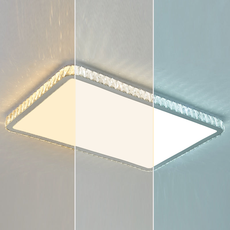 Plafonnier LED encastré en cristal, éclairage de plafond, salon, salle à manger, chambre à coucher