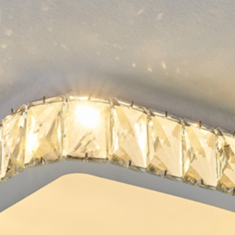 Plafonnier LED encastré en cristal, éclairage de plafond, salon, salle à manger, chambre à coucher