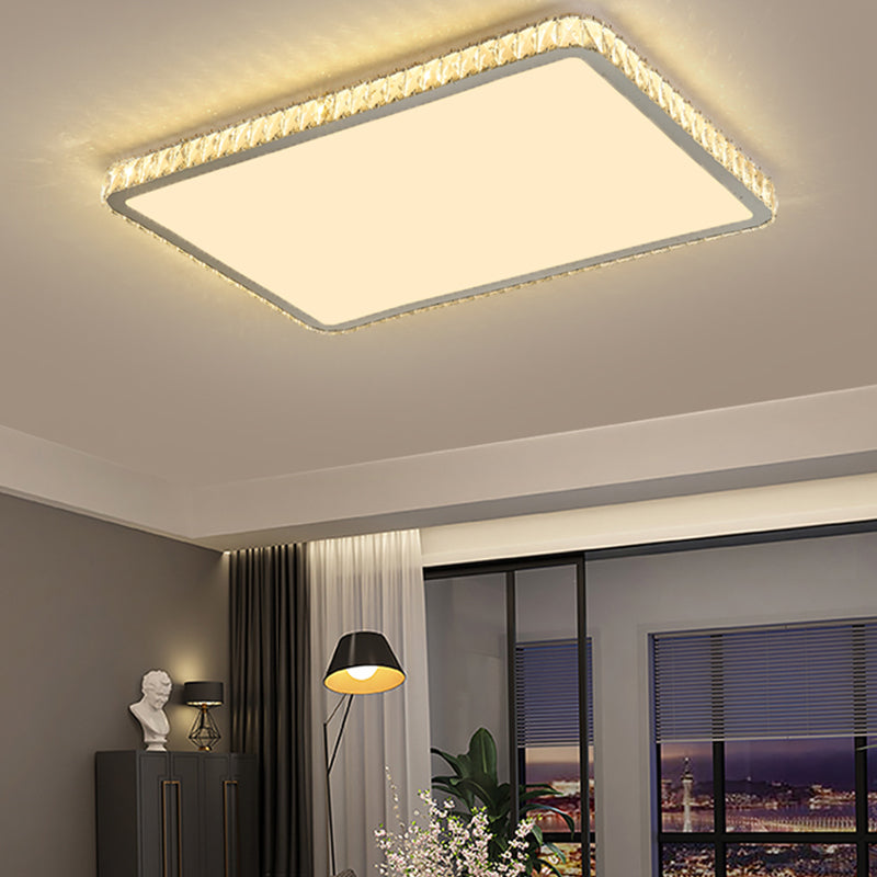 Plafonnier LED encastré en cristal, éclairage de plafond, salon, salle à manger, chambre à coucher