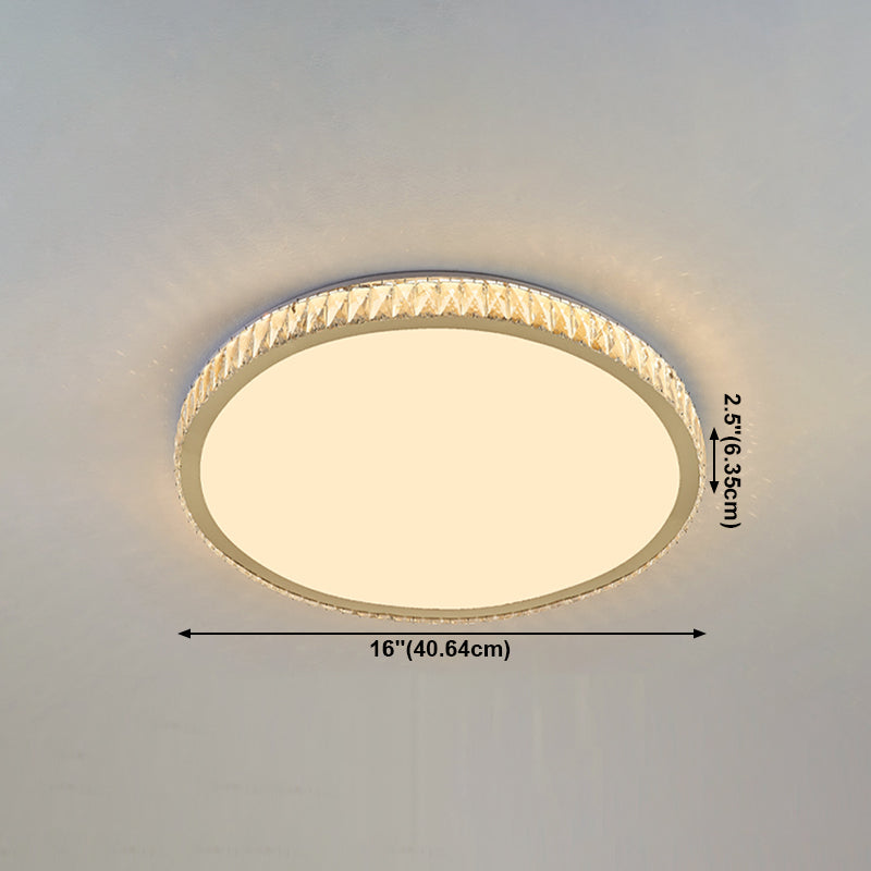 Plafonnier LED encastré en cristal, éclairage de plafond, salon, salle à manger, chambre à coucher