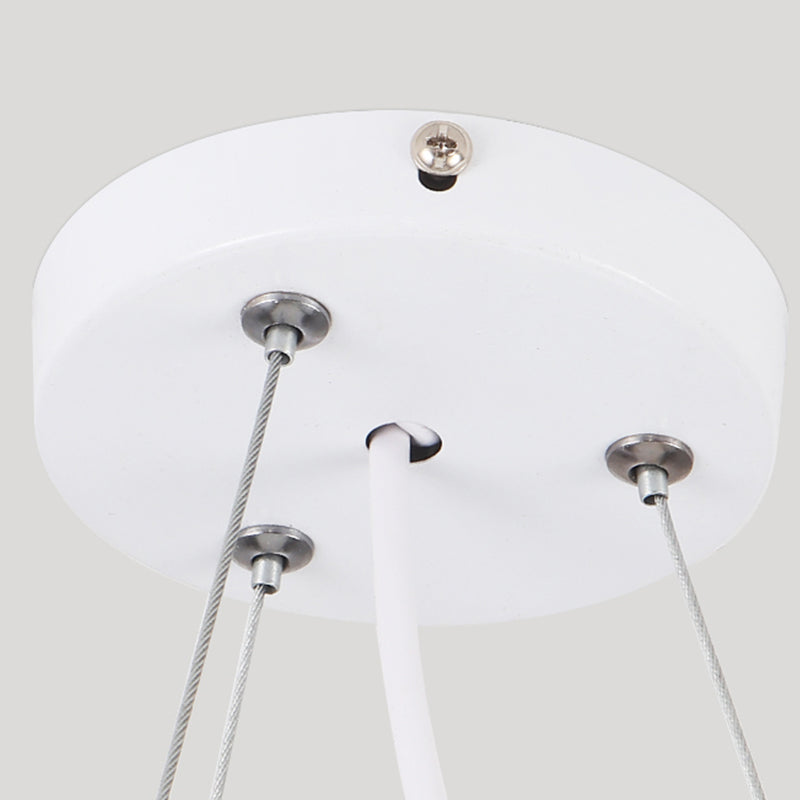 Lampes suspendues contemporaines en or luminaires d'éclairage pendentif en métal avec ombre acrylique