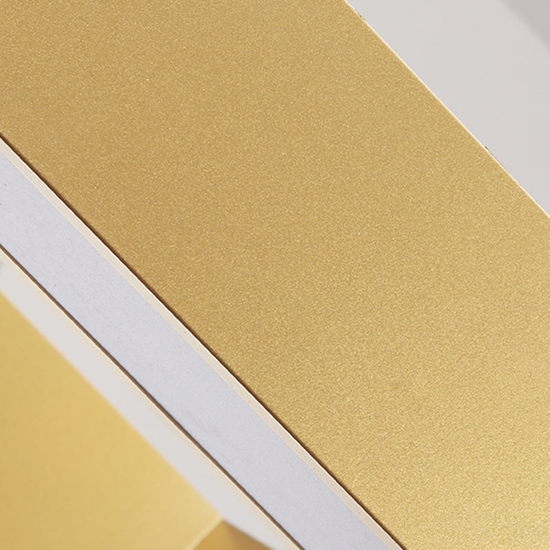 Lampes suspendues contemporaines en or luminaires d'éclairage pendentif en métal avec ombre acrylique