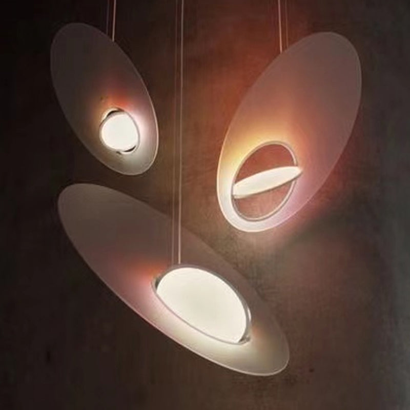 1 Licht hängende Leuchten moderne Federlampenlicht für Schlafzimmer