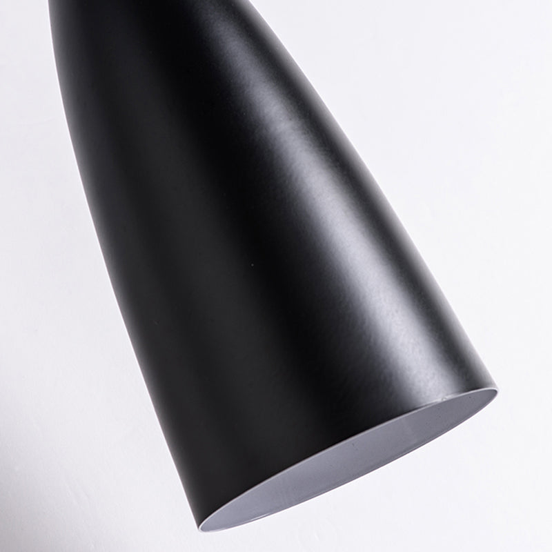 1 Lichthängeleuchte moderne Federlampe mit Metallschatten