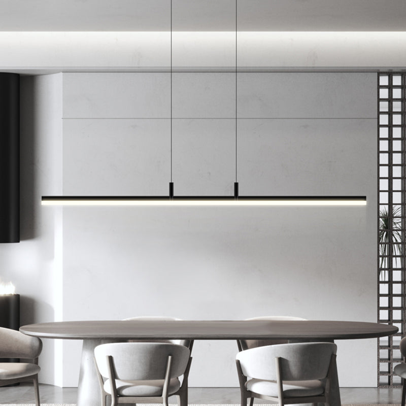 Nordic Pendant Light Modern Style Strip Sanging Lampy Pice pour salle à manger