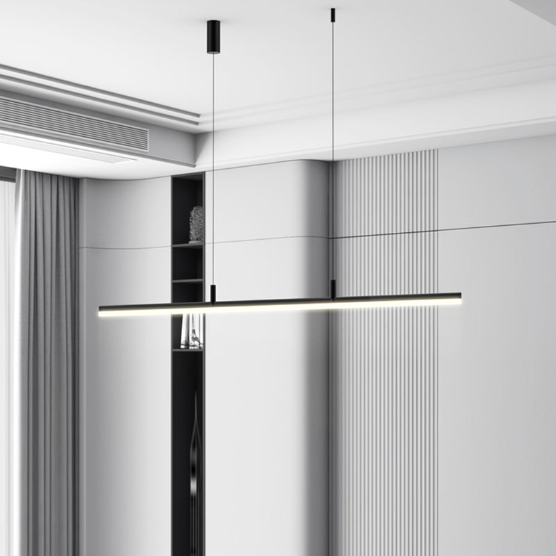 Nordic Pendant Light Modern Style Strip Sanging Lampy Pice pour salle à manger