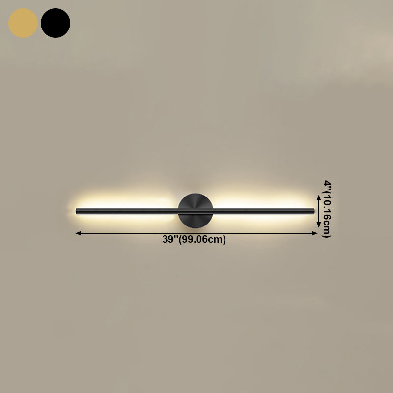 Moderne Haushaltswandleuchten lineare Wandlampe für Wohnzimmer
