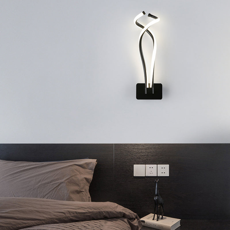 Nachtwandlicht moderner Minimalismus führte zwei Lichtmontage -Beleuchtung